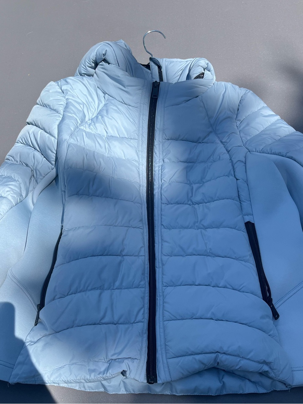 Bernardo Light Blue Performance Quilted Jacket